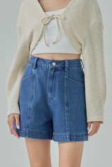 Averey Denim Utility Shorts