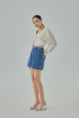 Averey Denim Utility Shorts