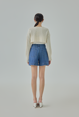 Averey Denim Utility Shorts