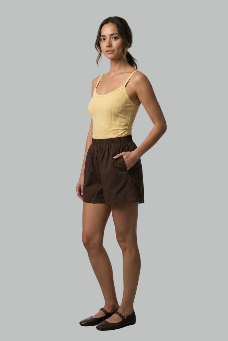 Inara Elastic Waist Shorts