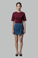 Camilie Denim Skort