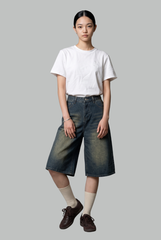 Jovie Washed Denim Shorts