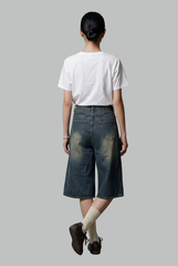 Jovie Washed Denim Shorts
