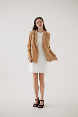 Grazia Double Breasted Blazer in Khaki