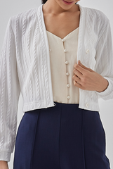 Caroline Cable Knit Cardigan