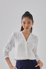 Caroline Cable Knit Cardigan