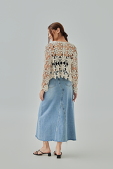 Carys Lace Crochet Cardigan