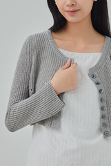 [B1F1] Giselle Button-Up Cardigan