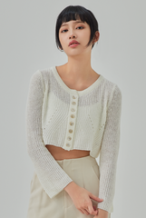 [B1F1] Giselle Button-Up Cardigan
