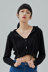 Taffy Distressed Hooded Jacket