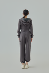 Ainsley Cropped Zip Hoodie Jacket