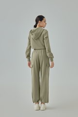 Ainsley Cropped Zip Hoodie Jacket