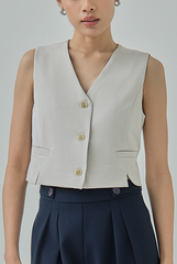 Odessa Cropped Vest