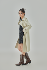 Corinne Double Breasted Trench Coat