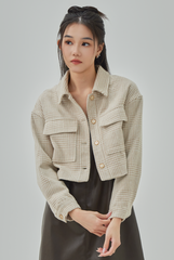 Loxley Cropped Plaid Jacket