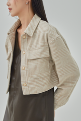 Loxley Cropped Plaid Jacket