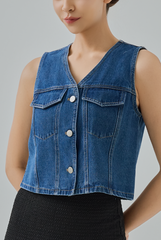Lara Denim Vest