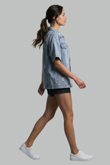 Elin Distressed Denim Jacket