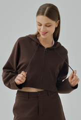 Isla Cropped Zip-Up Jacket