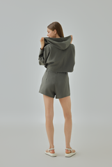 Isla Cropped Zip-Up Jacket