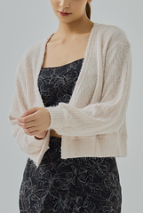 Auslyn Furry Knit Cardigan