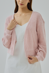 Auslyn Furry Knit Cardigan