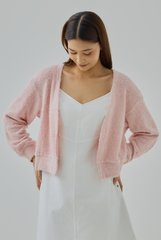 Auslyn Furry Knit Cardigan