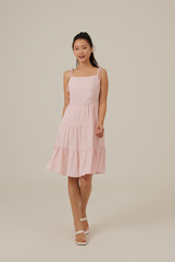 Emma Camisole Tie Tiered Dress