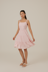Emma Camisole Tie Tiered Dress