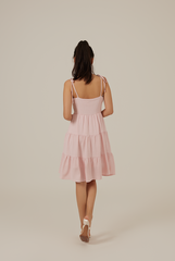 Emma Camisole Tie Tiered Dress