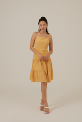 Emma Camisole Tie Tiered Dress