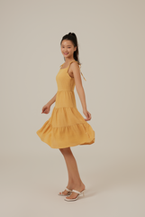 Emma Camisole Tie Tiered Dress