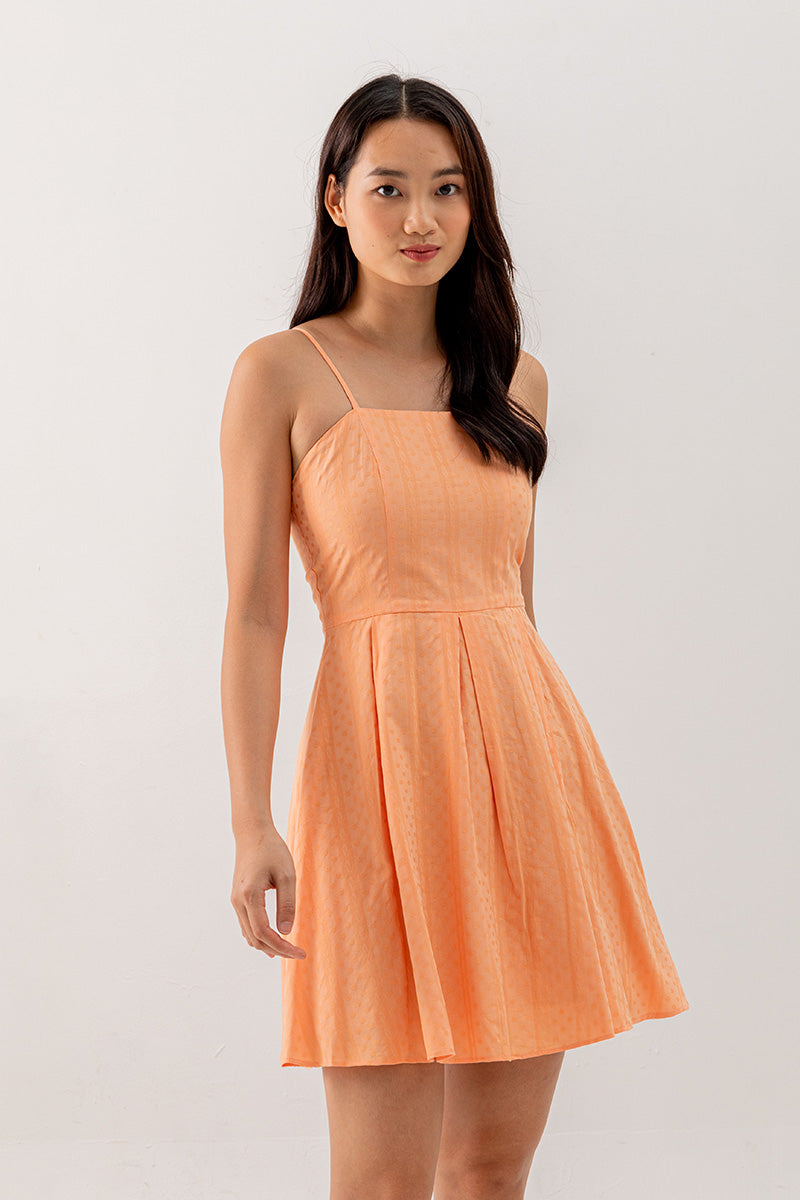 Trina Cami Dress in Orange