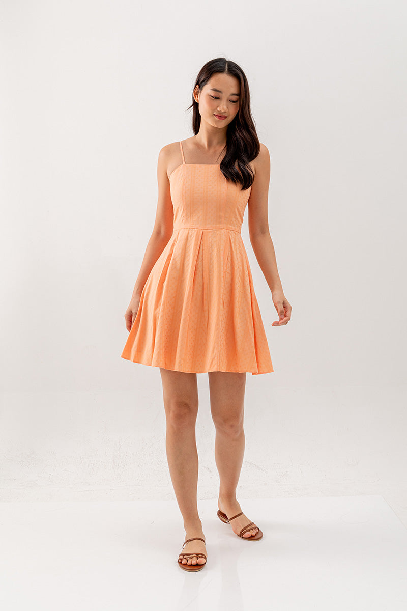 Trina Cami Dress in Orange