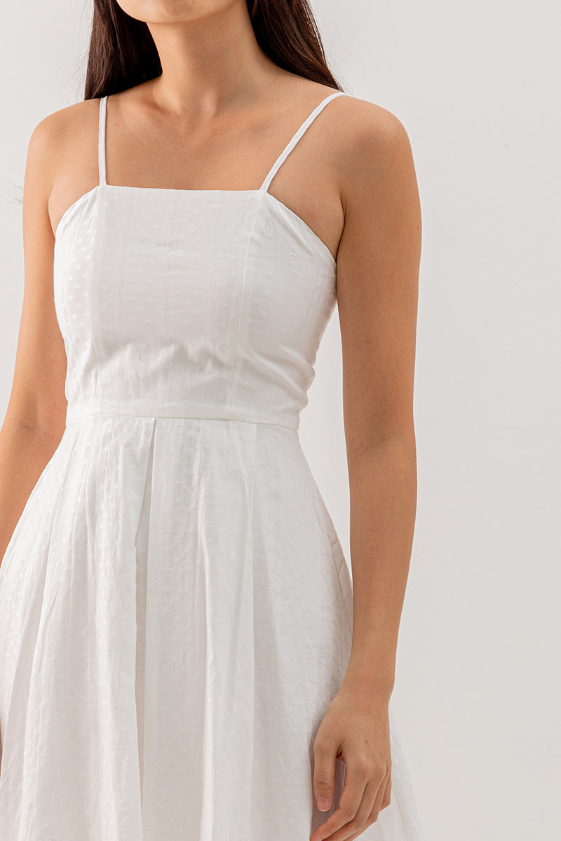 Trina Cami Dress in White