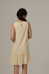 Marley Ruffled Dress in Daffodil