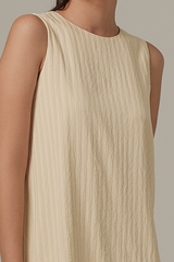 Marley Ruffled Dress in Daffodil