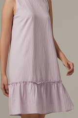 Marley Ruffled Dress in Lilac