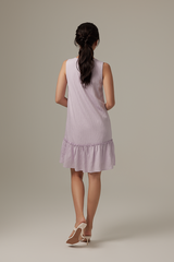Marley Ruffled Dress in Lilac
