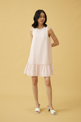 Marley Ruffled Dress in Pink