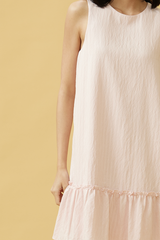 Marley Ruffled Dress in Pink