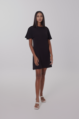 Macey Bell Sleeve Dress in Black
