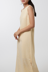 Branwen Basic Midi Dress in Daffodil