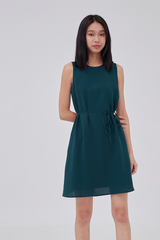 Lindy Swing Dress in Emerald