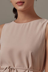 Lindy Swing Dress in Powder