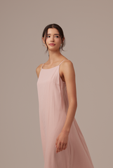 Regina Midaxi Dress in Blush