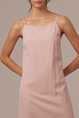 Regina Midaxi Dress in Blush