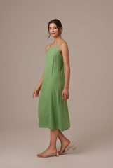 Regina Midaxi Dress in Green