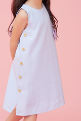 KIDS Fawne A-line Dress in Baby Blue