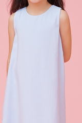 KIDS Fawne A-line Dress in Baby Blue